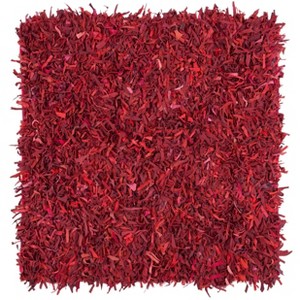 Leather Shag LSG601 Handwoven Rugs - Safavieh - 1 of 2