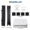 Pop Up Canopy Tent, Waterproof Outdoor Canopy Easy Up Portable Event Tent with 3 Adjustable Heights, 4 Sandbags, 8 Stakes, 4 Ropes - 4 of 4