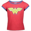 DC Comics Justice League Batgirl Super Girl Wonder Woman Girls 3 Pack T-Shirts Toddler - image 4 of 4