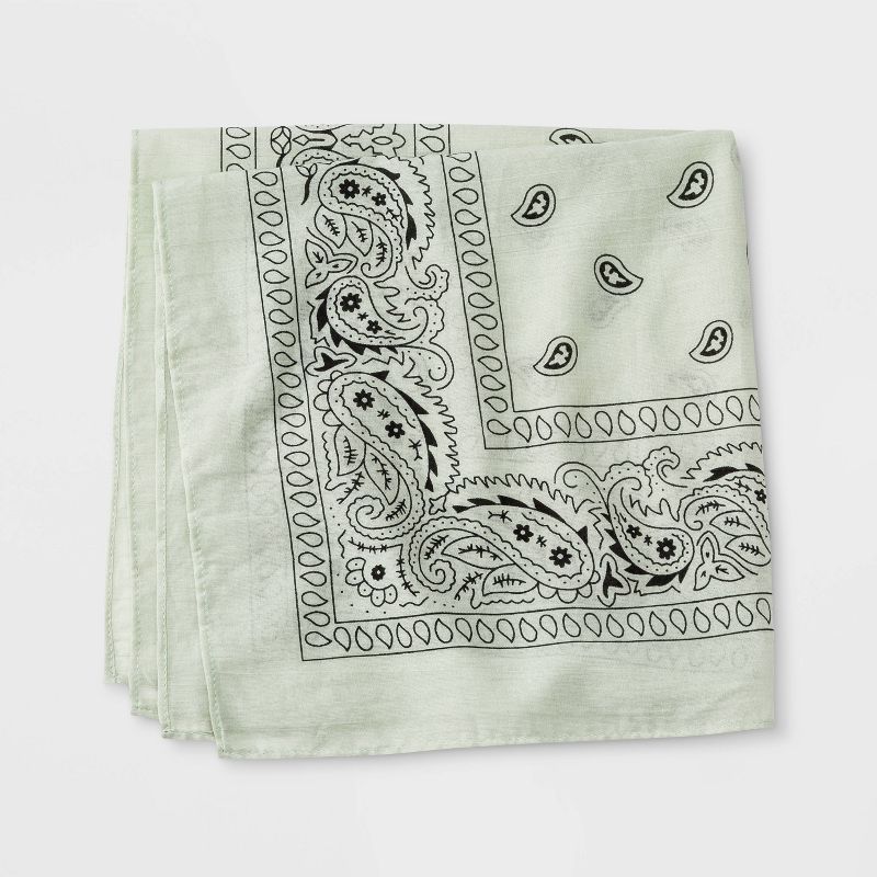 Women&#39;s Bandana Scarf - Wild Fable&#8482; - Green One Size, 2 of 3