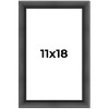 PosterPalooza | Refined Black Picture Frame - UV Acrylic, Foam Board Backing, Hanging Hardware - 2 of 4