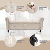 CAVINAS Modern Rectangular Upholstered Ottoman Bench with Storage,Button Tufted Storage Ottoman for Living Room - 3 of 4