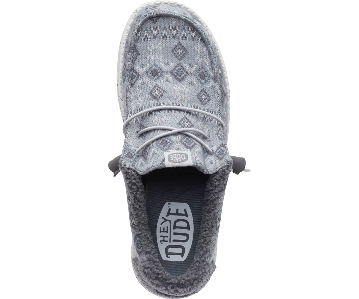 Свитер HEYDUDE Men Wally Sweater, Monument Grey/Multi, 11, цвет: Серый — фото 3