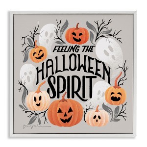 Stupell Industries Feeling Halloween Spirit Framed Giclee Art - 1 of 4