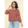 WEST K Women's Jessica Round Neck Blouse - 2 of 4