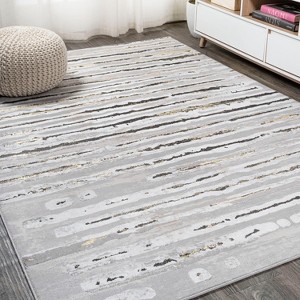 Batten Modern Stripe Area Rug  - JONATHAN Y - 1 of 4