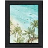 HomeRoots SURFING FROM AFAR Black Framed Print Wall Art - 4 of 4