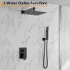 Acekool Shower Faucet Set with Rainfall Head & Handheld, Pressure Balance, - 4 of 4