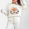 Simply Sage Market Cow Pumpkin Coquette Distressed Lightweight Garment Dyed Sweatshirt - 2 of 4