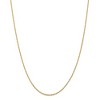 Black Bow Jewelry 1.5mm 14k Yellow Gold Solid Diamond Cut Rope Chain Necklace - 3 of 4
