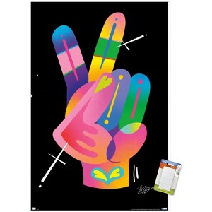Trends International Jason Naylor - Peace Sign Hand Unframed Wall Poster Prints - 1 of 4