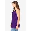 Woman Within Plus Size Lace-Trim V-Neck Tank - 4 of 4