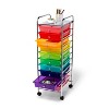 10 Shelf Rolling Cart Rainbow - up&up™ - 2 of 3