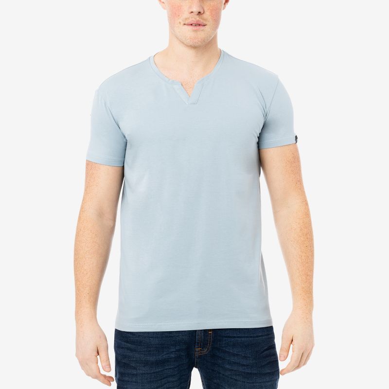 X RAY Men's Basic V-Notch Neck Short Sleeve T-Shirt, 1 of 4