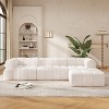 Christopher Knight Home Diego 12 2 " Modern L-Shaped High-Density Foam Sectional Sofa with Low Backrest Beige - 2 of 4