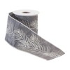 Melrose Wired Polyester Pine Ribbon 4" x 5 yds. - 2 of 3
