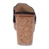 GC Shoes Estela Squared Toe Cork Slide Wedge Sandals - 3 of 4