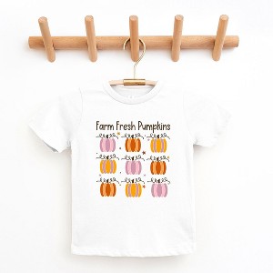 The Juniper Shop Farm Fresh Pumpkins Chart Youth Short Sleeve Tee - 1 of 2