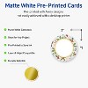 Avery Round Cards, 2", Gold-Blue Border Berries, Matte, 120ct - 2 of 4