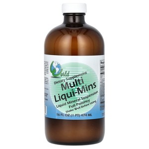 World Organic Multi Liqui-Mins, 16 fl oz (474 ml) - 1 of 4