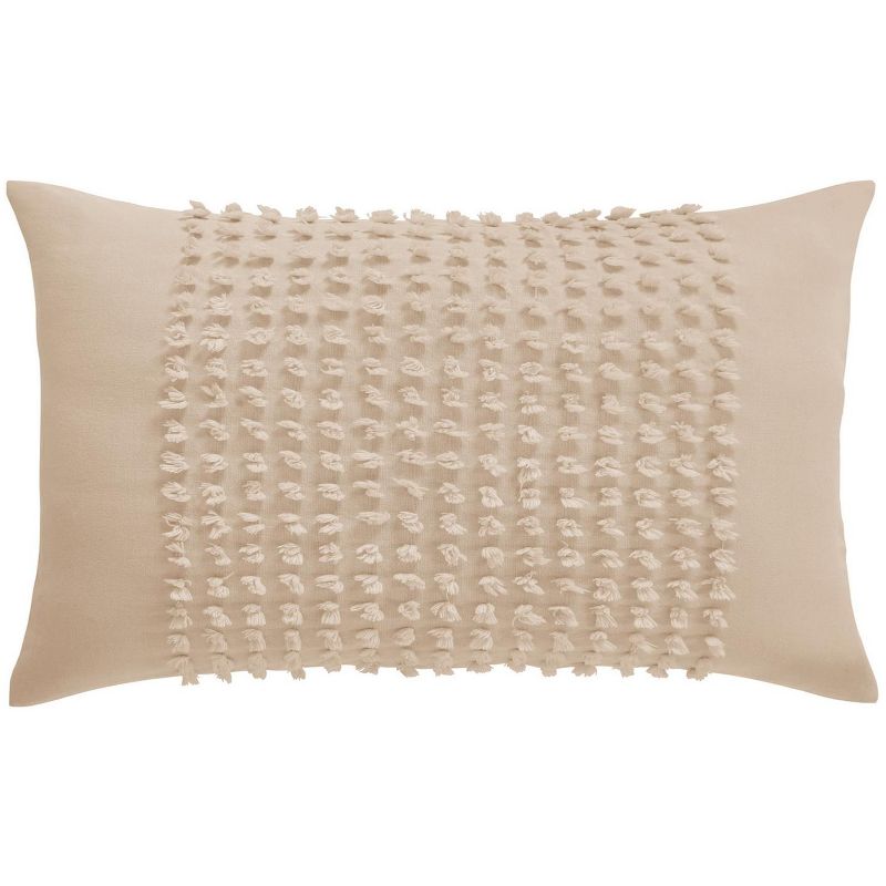 King Olivia Comforter 100% Cotton Tufted Chenille Comforter Set Light Beige - Better Trends, 5 of 7
