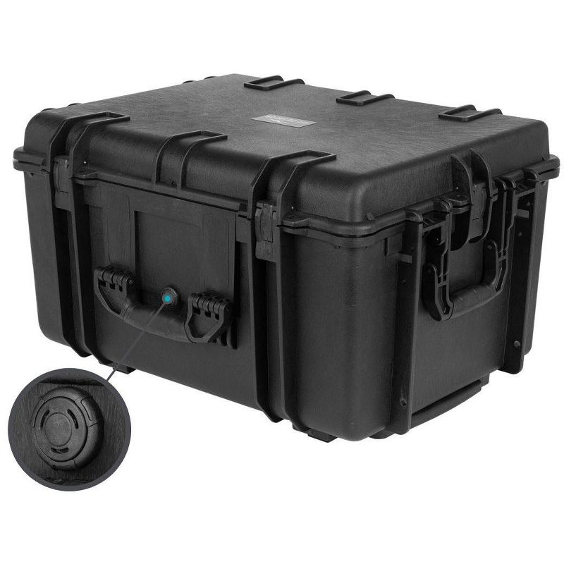 Monoprice Weatherproof Hard Case - 26" x 20" x 14" With Wheels and Customizable Foam, IP67 Level Dust And Water Protection, 4 of 7