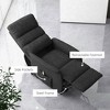 Resenkos Electric Lift Recliner Chair for Seniors with Remote, Linen-Feel Fabric, Side Pockets, Power Lift, Living Room Accent, - 3 of 4