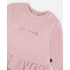 Deux par Deux Baby Girl Organic Cotton Bi-Material Romper Neutral Purple - 3 of 4