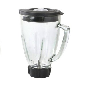 Better Chef 6 Piece 48 Oz Round Blender Glass Jar Replacement Parts and Accessories Kit - 1 of 4