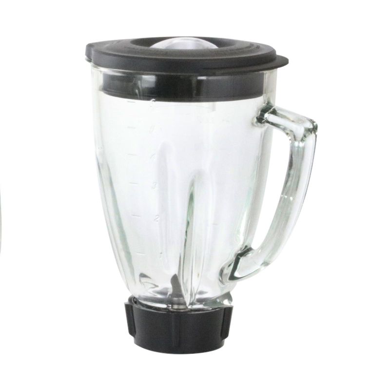 Better Chef 6 Piece 48 Oz Round Blender Glass Jar Replacement Parts and Accessories Kit, 1 of 6