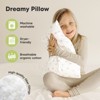 KeaBabies Toddler Pillow - Soft Organic Cotton Kids Pillows for Sleeping - Travel Pillow for Kids Age 2-5 - 4 of 4