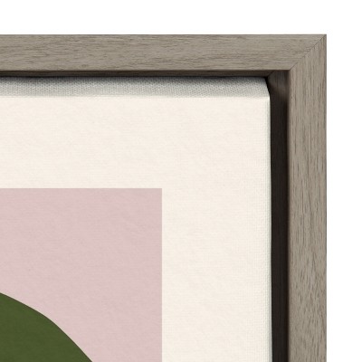 Hawaii Travel Poster Framed Canvas, 23x33, Gray