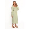 Petal and Pup Ophelia Midi Dress - Olive M - 3 of 4
