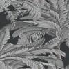 Daintree Palm Sterling Grey and Silver Leaves Tropical Paste the Wall Wallpaper - 4 of 4