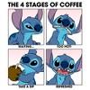 Mens Lilo & Stitch The 4 Stages of Coffee T Shirt - 2 of 4