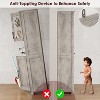 Acekool Tall Floor Cabinet, Modern Storage Cupboard with Doors & Shelves, Adjustable, for Bathroom Kitchen Living - 4 of 4