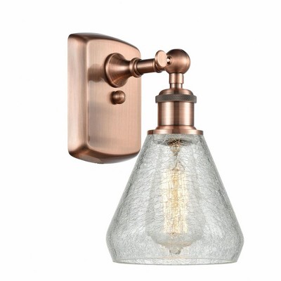 Conesus - 1 Light Wall Sconce In Industrial Style-12 Inches Tall and 6 Inches Wide
