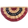 Briarwood Lane 4th of July Tea Stained Patriotic Bunting Usa 72" X 36" (Set of 3 1x1 For 4th of July Bundle - 2 of 4