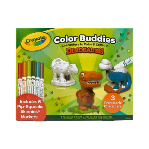 Crayola Color Buddies Dinosaurs Drawing And Coloring Kit : Target