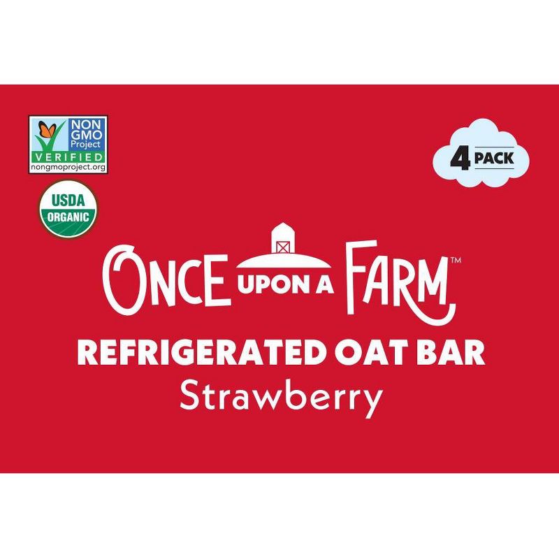 Once Upon a Farm Strawberry Organic Refrigerated Oat Bar - 1.6oz, 4 of 5
