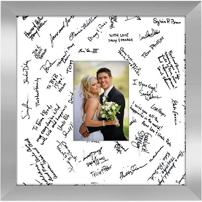 Americanflat 14x14 Wedding Picture Frame with shatter-resistant glass - Available in a variety of Colors
