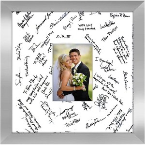 Americanflat 14x14 Wedding Picture Frame with shatter-resistant glass - Available in a variety of Colors - 1 of 4