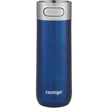  Contigo Streeterville Stainless Steel Travel Mug with  Splash-Proof Lid, 14oz(Pack of 2)Vacuum-Insulated Coffee Mug with Handle &  Grip Base to Prevent Slipping, Dishwasher Safe, Licorice & Salt: Home &  Kitchen