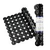 Cameo Non-Slip Bathtub mat, Modern Glaze Design, 27" x 15" Shower Mat with Suction Cups and Water Drain Holes, BPA, LaTeX, Phthalate Free (Black) - 3 of 4