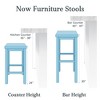 Now Furniture 30" Bar Stool, Wooden Backless Bar Height Kitchen Stool - 4 of 4