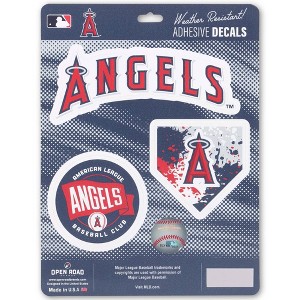 MLB Los Angeles Angels Sticker Decal - 3pk - 1 of 4
