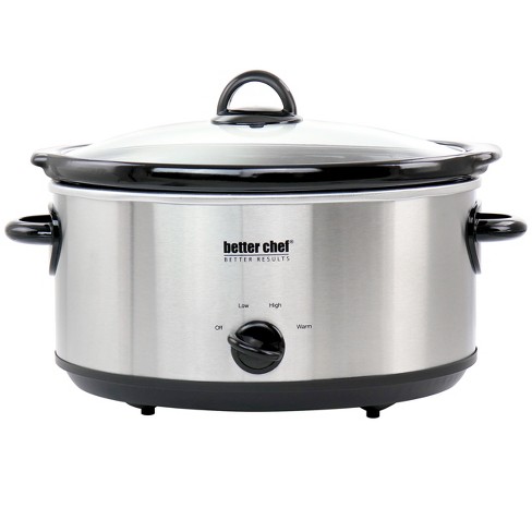 Courant 6-qt Locking Slow Cooker - Stainless Steel : Target