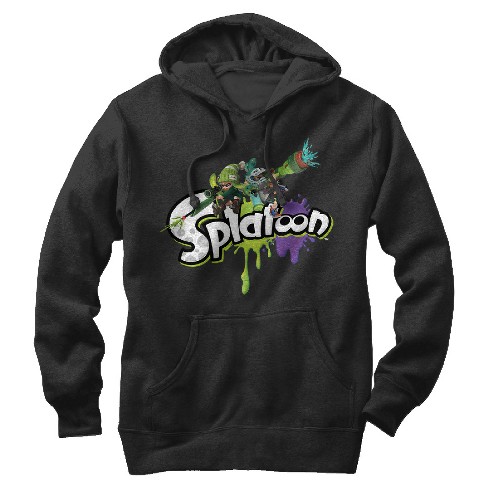 Men s Nintendo Splatoon Splat Pull Over Hoodie Target