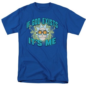 Rick And Morty If God Exists Adult T-Shirt - 1 of 4