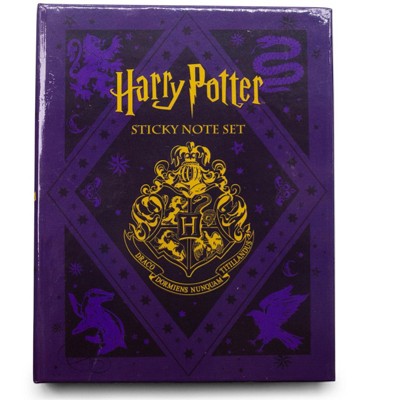 Silver Buffalo Harry Potter Hogwarts Sticky Note and Sticky Tab Box Set